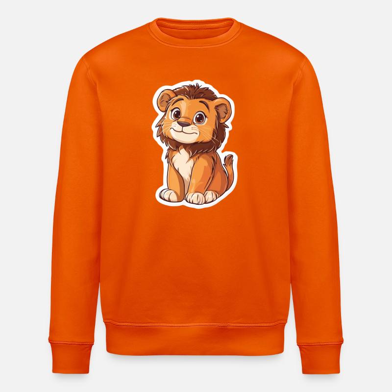 Löwe - Stanley/Stella Unisex Bio-Sweatshirt ROLLER - Tieforange