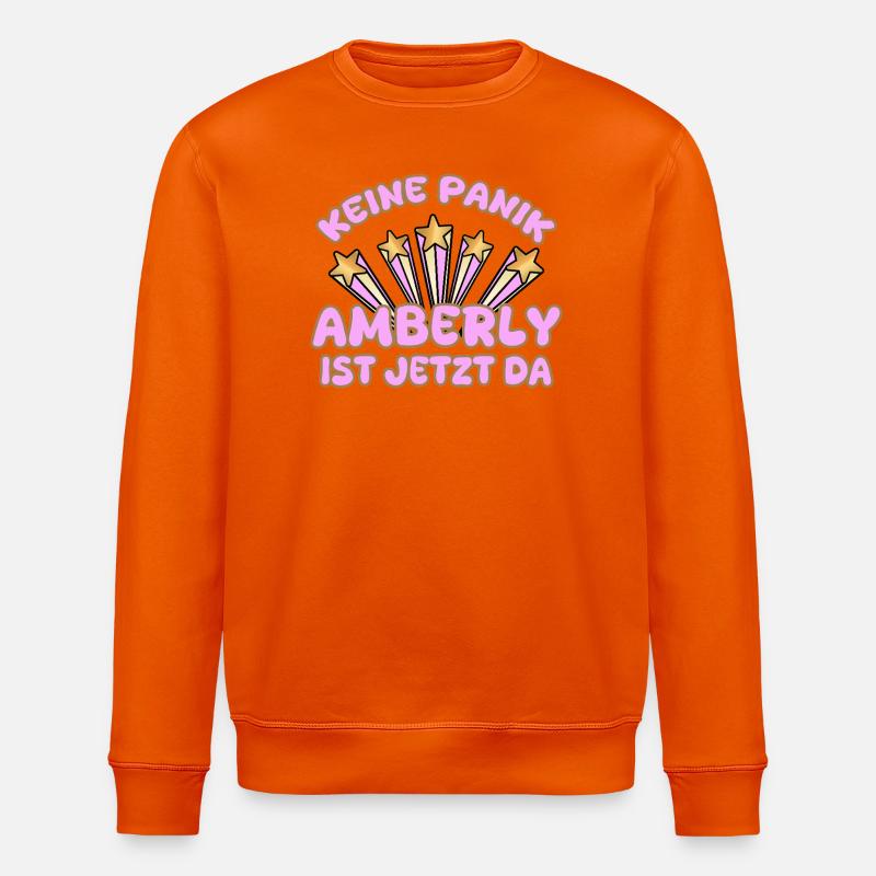 Amberly comme nom de femme - Sweat bio ROLLER Stanley/Stella Unisexe - orange profond