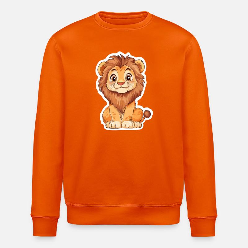 Löwe - Stanley/Stella Unisex Bio-Sweatshirt ROLLER - Tieforange