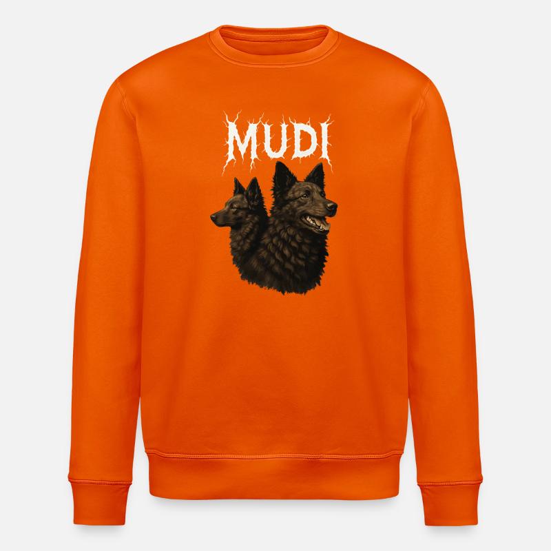 Mudi - Sweat bio ROLLER Stanley/Stella Unisexe - orange profond