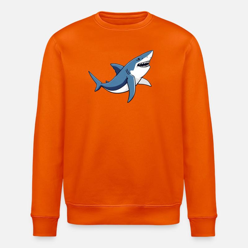 Requin - Sweat bio ROLLER Stanley/Stella Unisexe - orange profond