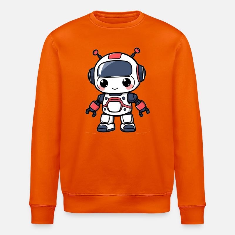 Robot - Sweat bio ROLLER Stanley/Stella Unisexe - orange profond