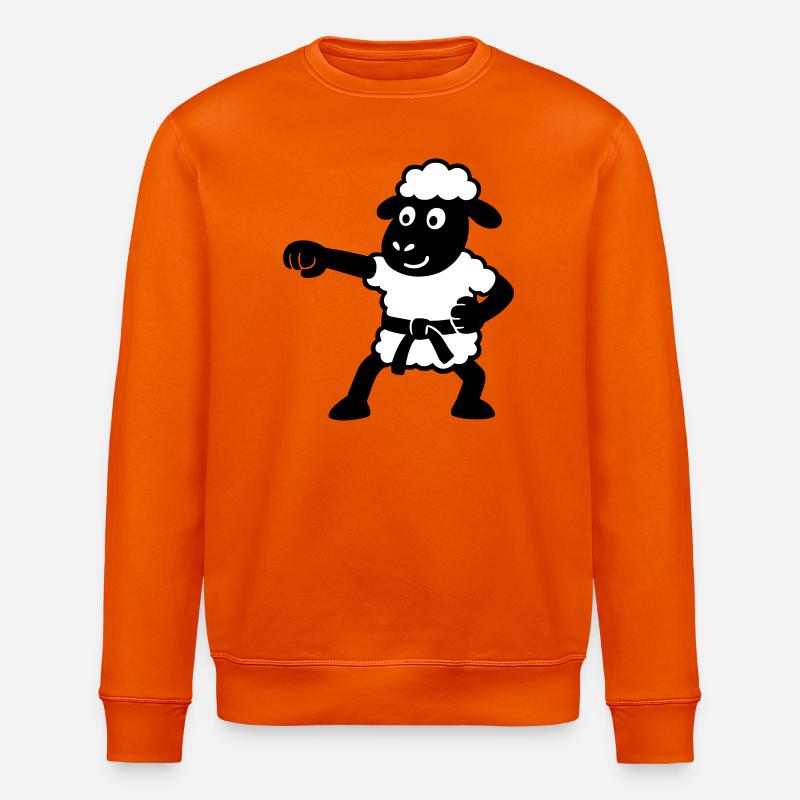 Karaté Mouton - Sweat bio ROLLER Stanley/Stella Unisexe - orange profond
