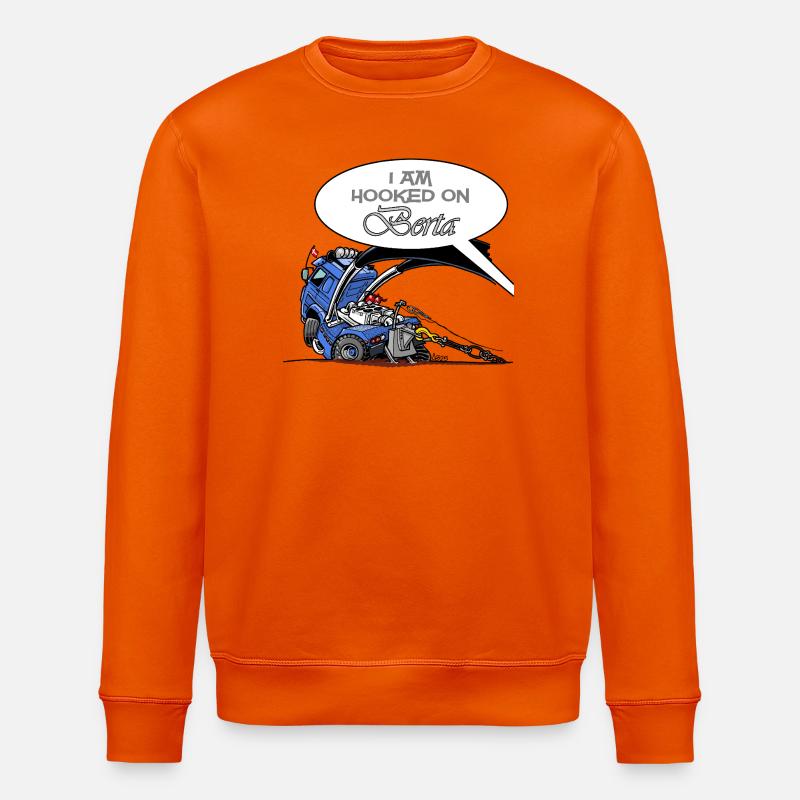 HookedOnBERTA - Stanley/Stella ROLLER Unisex Organic Sweatshirt - bright orange