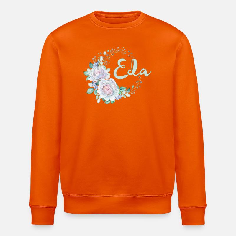 Pour Eda - Sweat bio ROLLER Stanley/Stella Unisexe - orange profond
