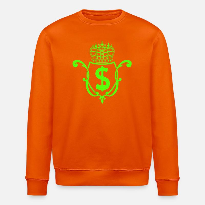 Krone Dollar Emblem - Stanley/Stella Unisex Bio-Sweatshirt ROLLER - Tieforange