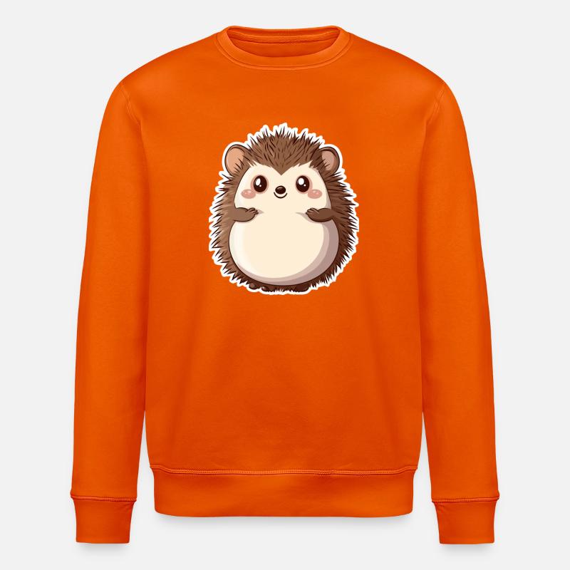Hérisson - Sweat bio ROLLER Stanley/Stella Unisexe - orange profond