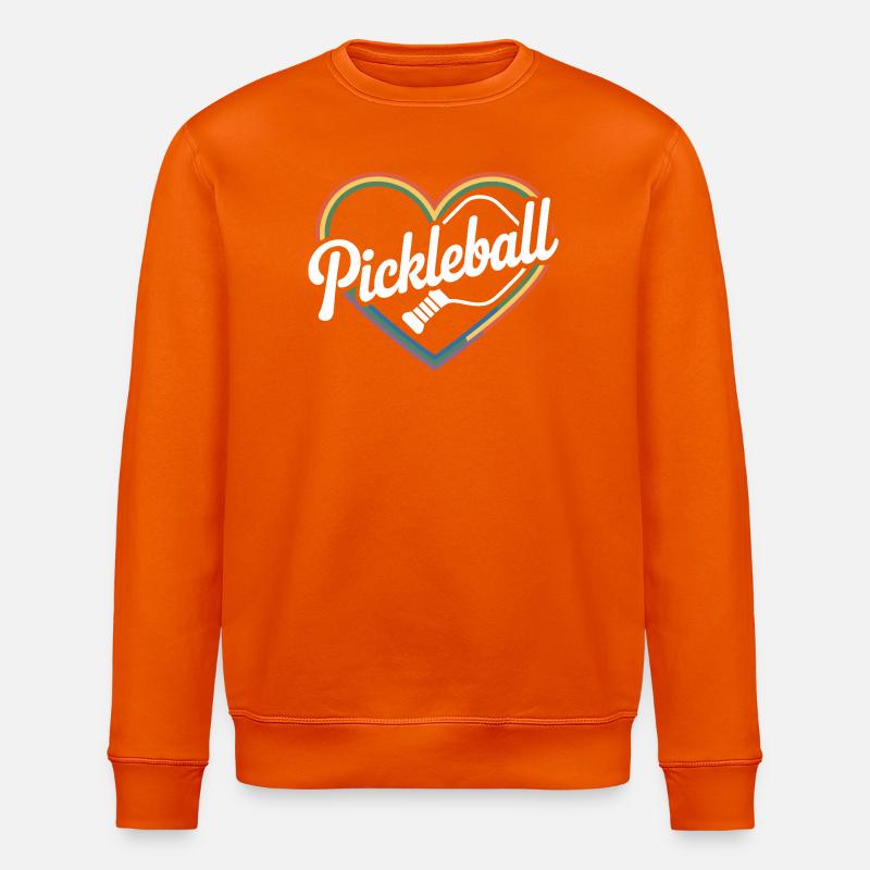 Herz Pickleball - Stanley/Stella Unisex Bio-Sweatshirt ROLLER - Tieforange