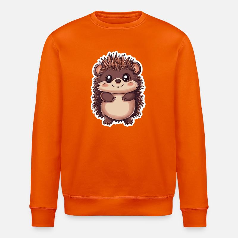 Hérisson - Sweat bio ROLLER Stanley/Stella Unisexe - orange profond