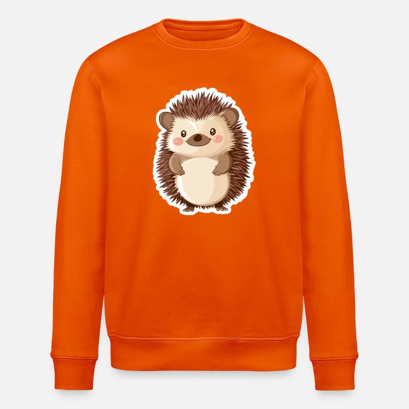 Igel - Stanley/Stella Unisex Bio-Sweatshirt ROLLER - Tieforange
