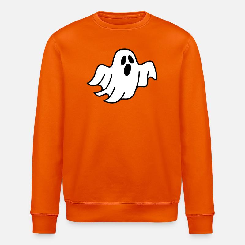 Geist oder Gespenst - Stanley/Stella Unisex Bio-Sweatshirt ROLLER - Tieforange