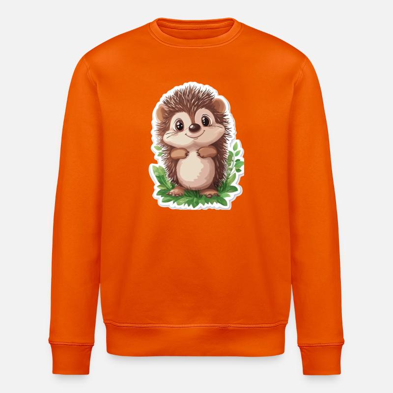 Igel - Stanley/Stella Unisex Bio-Sweatshirt ROLLER - Tieforange