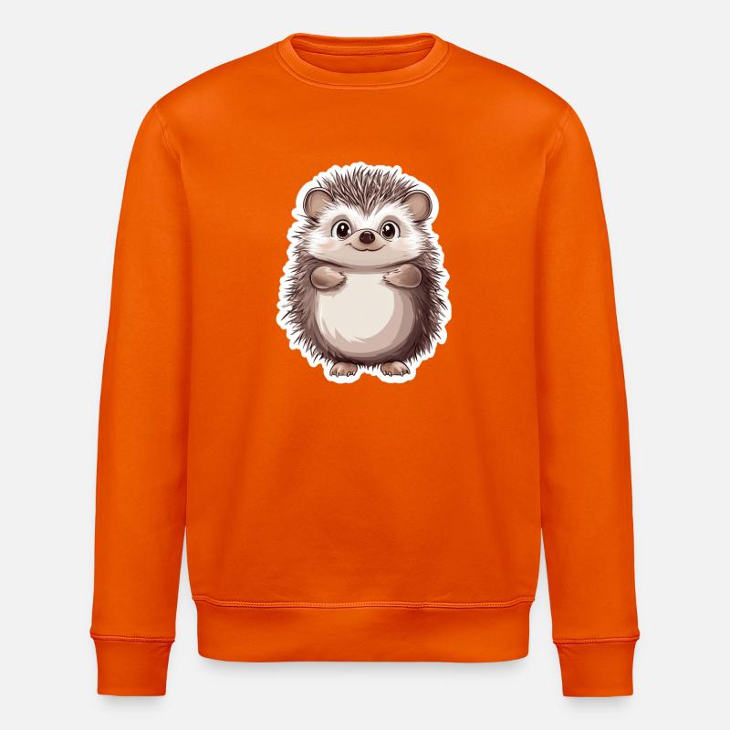 Hérisson - Sweat bio ROLLER Stanley/Stella Unisexe - orange profond