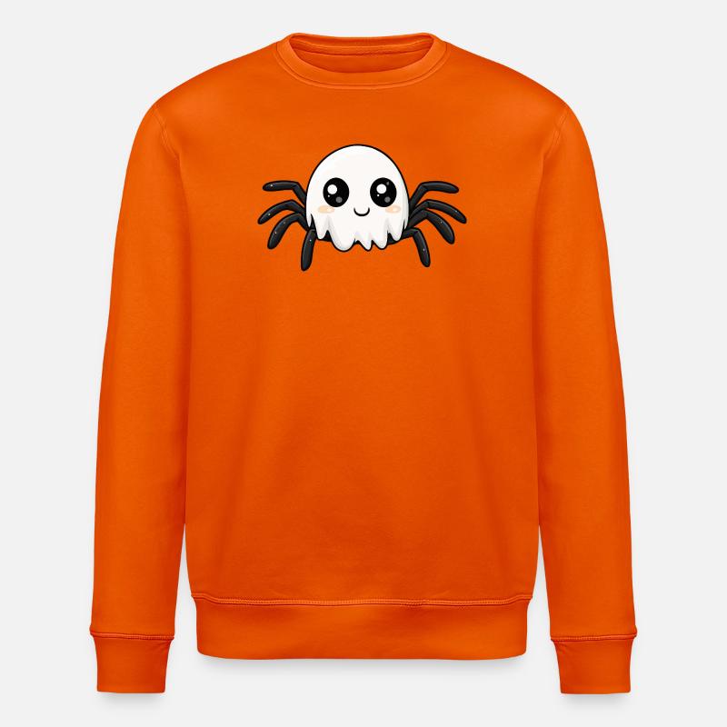 Tarantula Halloween Geist Spinne - Stanley/Stella Unisex Bio-Sweatshirt ROLLER - Tieforange