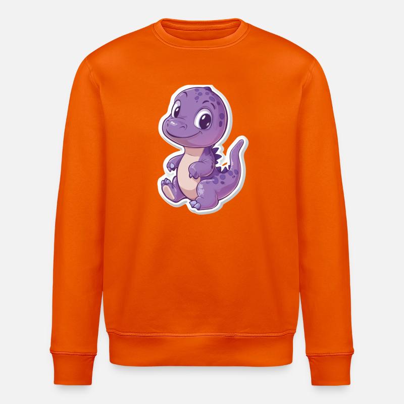 Dinosaurier - Stanley/Stella Unisex Bio-Sweatshirt ROLLER - Tieforange