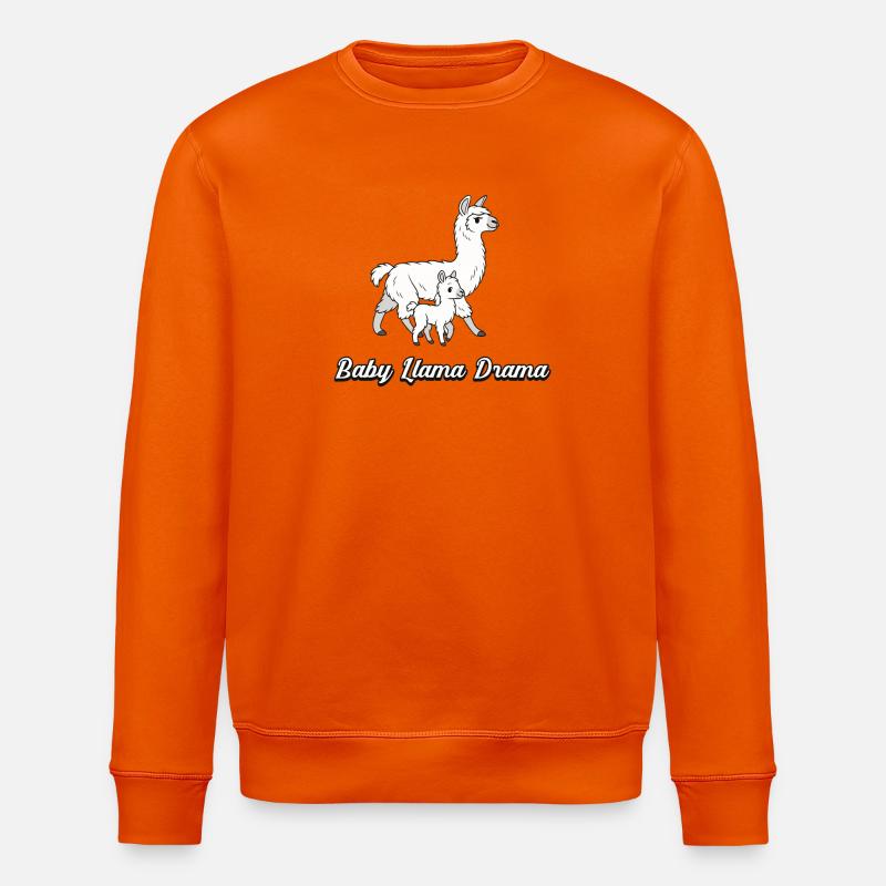 Drame du bébé lama – Lamas mignons - Sweat bio ROLLER Stanley/Stella Unisexe - orange profond