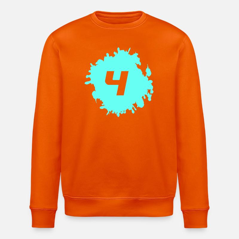 klecks_4 - Stanley/Stella Unisex Bio-Sweatshirt ROLLER - Tieforange