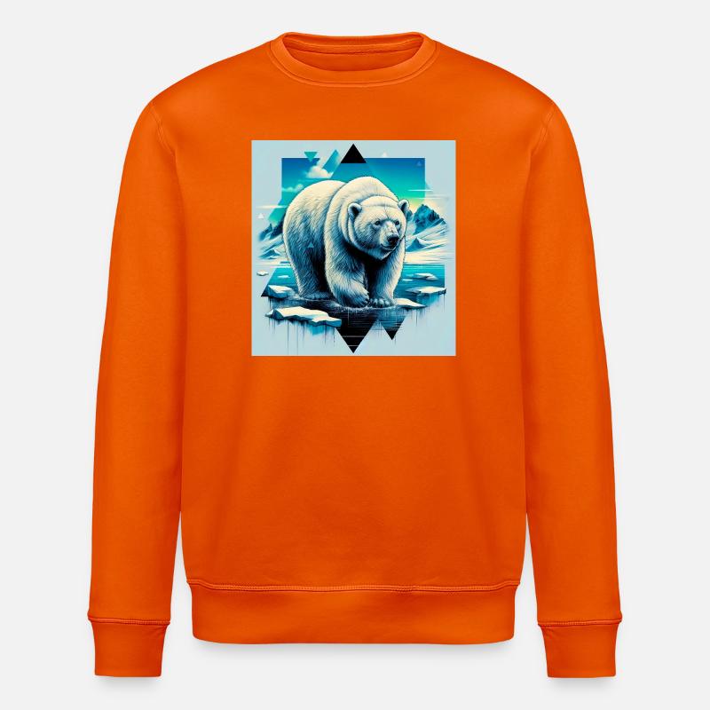 Eisbär - Stanley/Stella Unisex Bio-Sweatshirt ROLLER - Tieforange