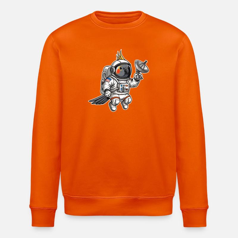 oiseau de l’espace astronaute calopsitte - Sweat bio ROLLER Stanley/Stella Unisexe - orange profond
