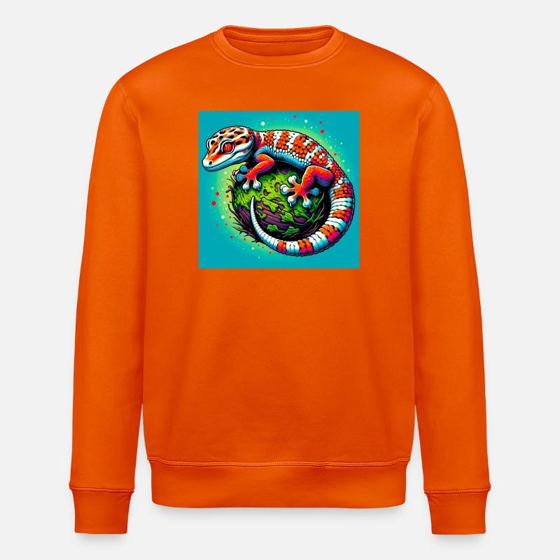 Gecko - Stanley/Stella Unisex Bio-Sweatshirt ROLLER - Tieforange