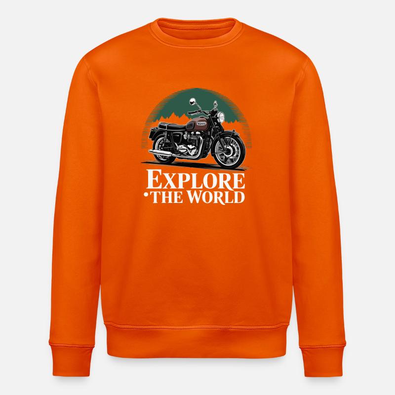 Abenteuerfahrt - Stanley/Stella Unisex Bio-Sweatshirt ROLLER - Tieforange