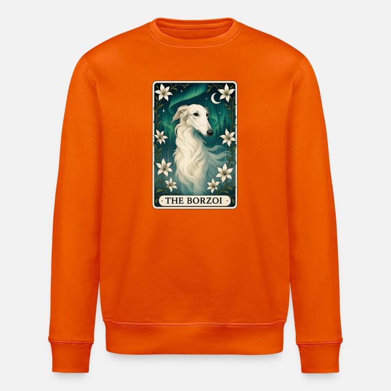 Borzoi - Stanley/Stella Unisex Bio-Sweatshirt ROLLER - Tieforange