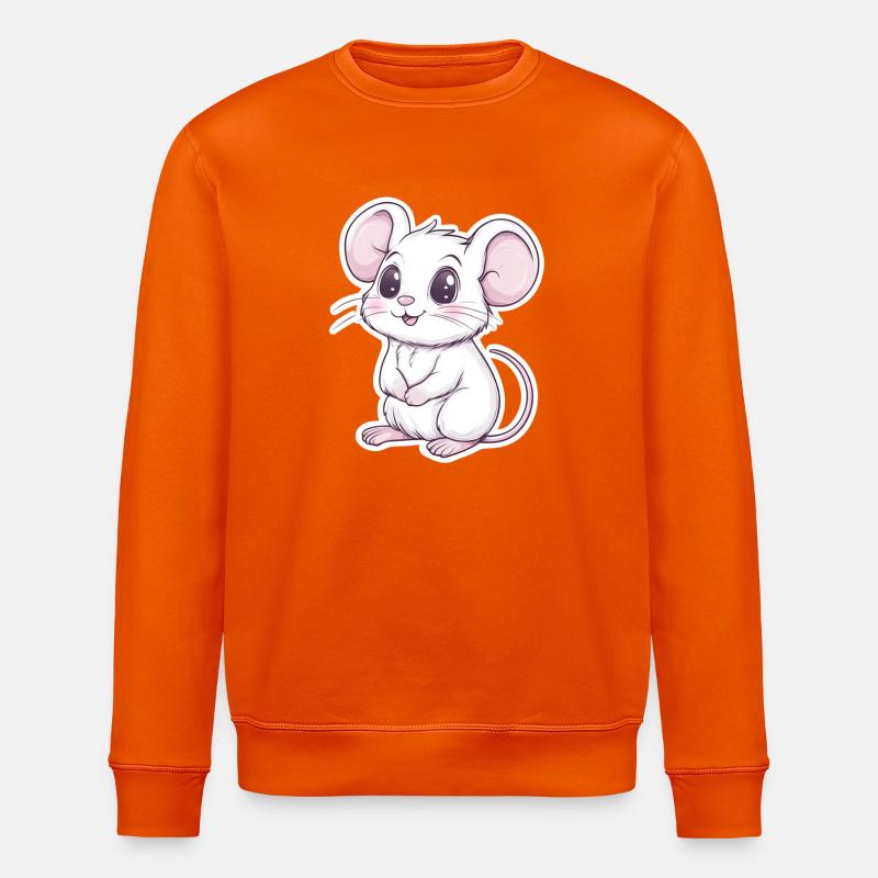 Maus - Stanley/Stella Unisex Bio-Sweatshirt ROLLER - Tieforange