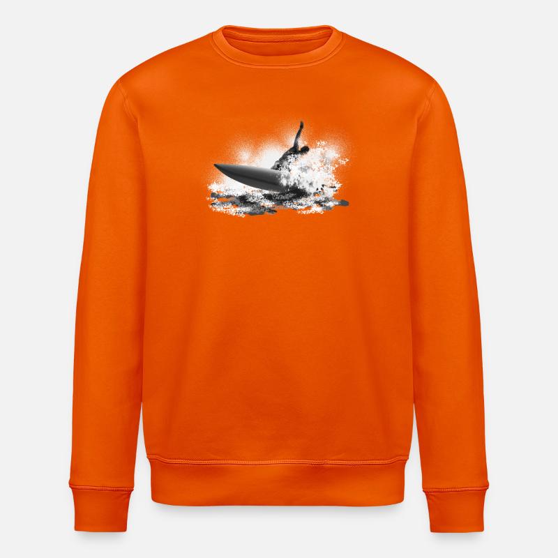 Surfing  - Stanley/Stella Unisex Bio-Sweatshirt ROLLER - Tieforange