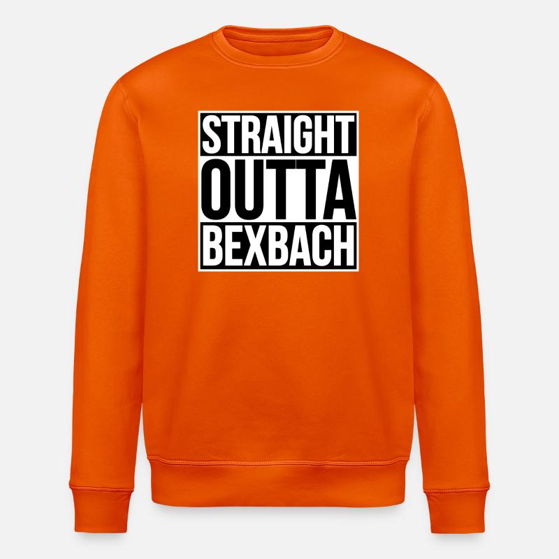 Straight Outta Bexbach - Stanley/Stella Unisex Bio-Sweatshirt ROLLER - Tieforange