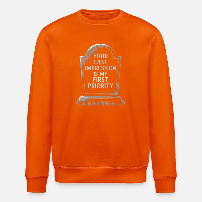 Dernière impression, première priorité - Halloween - Sweat bio ROLLER Stanley/Stella Unisexe - orange profond