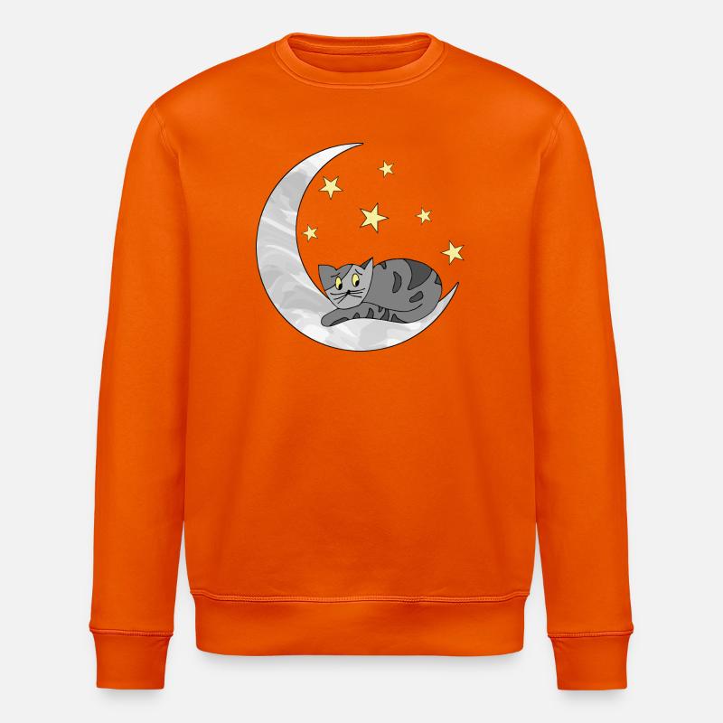 chat - Sweat bio ROLLER Stanley/Stella Unisexe - orange profond