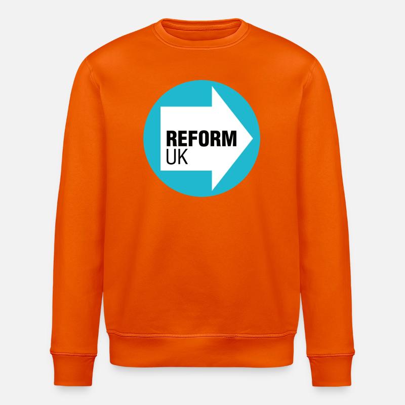 Reform des britischen Logos - Stanley/Stella Unisex Bio-Sweatshirt ROLLER - Tieforange