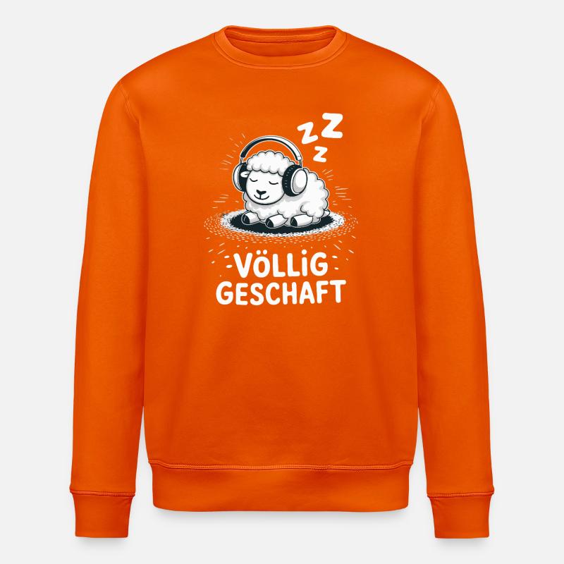 Conception de mouton entièrement réalisée - Sweat bio ROLLER Stanley/Stella Unisexe - orange profond