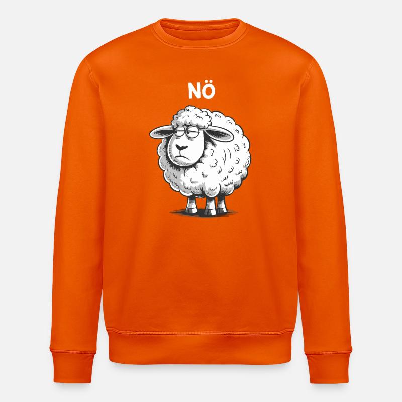 Basse-Autriche – Grumpy Sheep Humour Design - Sweat bio ROLLER Stanley/Stella Unisexe - orange profond