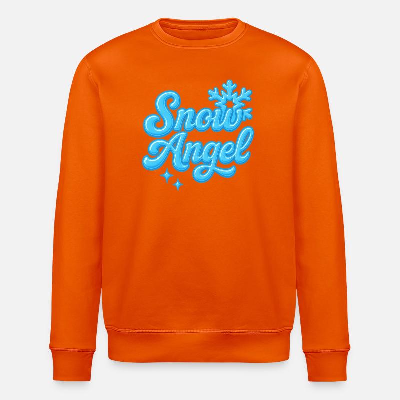 snow angle / y2k statement design  - Stanley/Stella Unisex Bio-Sweatshirt ROLLER - Tieforange