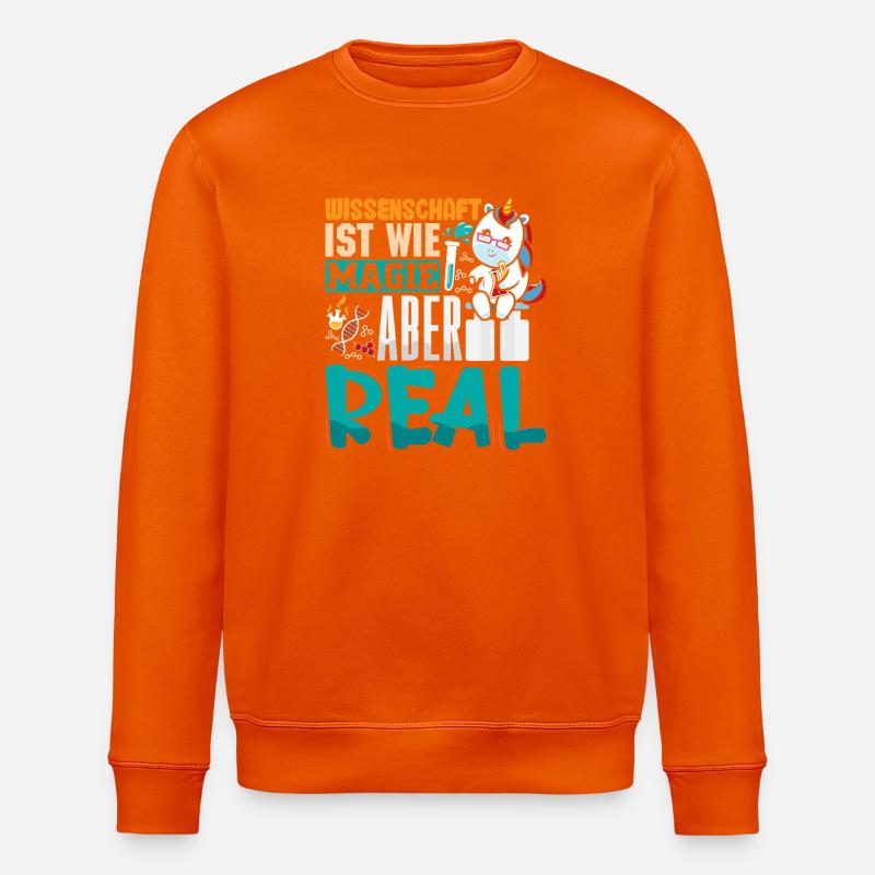 Science Scientifique Chimie - Sweat bio ROLLER Stanley/Stella Unisexe - orange profond