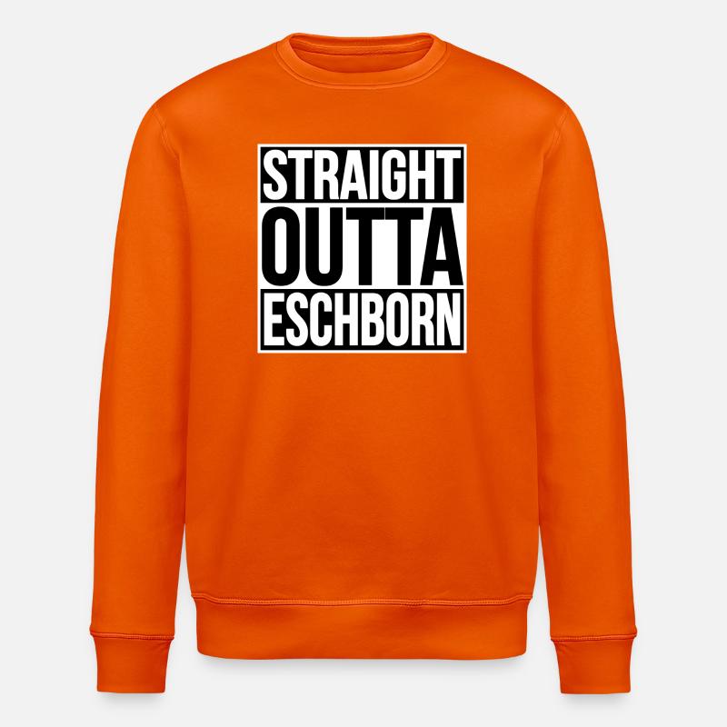 Straight Outta Eschborn - Stanley/Stella Unisex Bio-Sweatshirt ROLLER - Tieforange