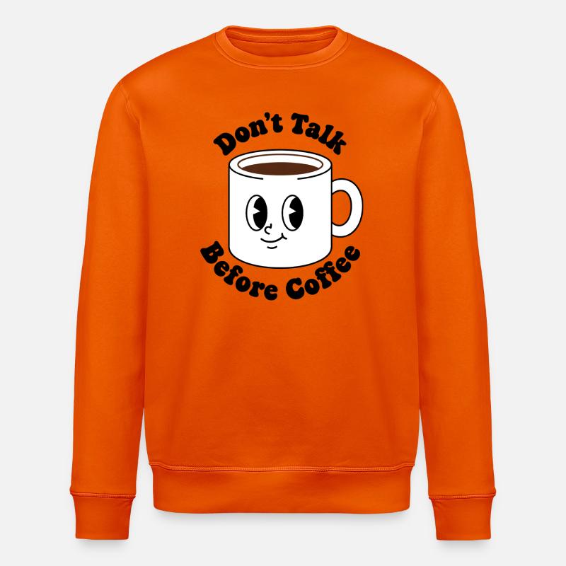 Mug à café kawaii visage - Sweat bio ROLLER Stanley/Stella Unisexe - orange profond