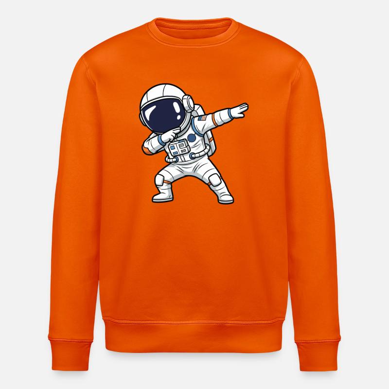 Astronaut Dab - Stanley/Stella Unisex Bio-Sweatshirt ROLLER - Tieforange