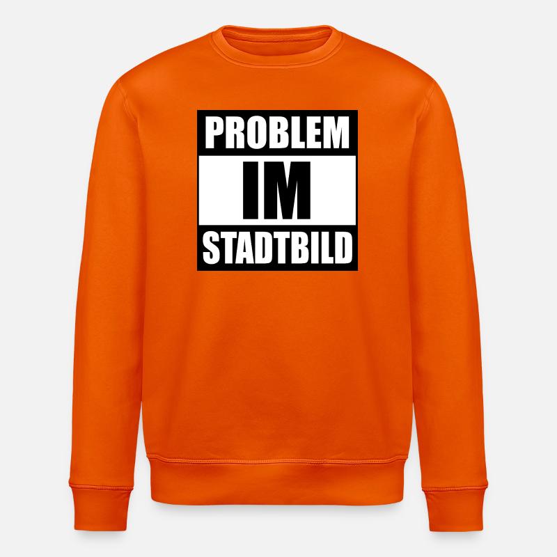 Problem im Stadtbild - Stanley/Stella Unisex Bio-Sweatshirt ROLLER - Tieforange