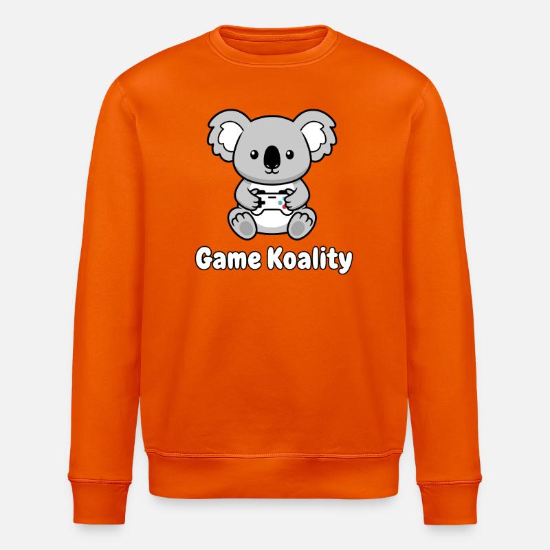 Game Koality Koala - Stanley/Stella ROLLER Unisex Organic Sweatshirt - bright orange