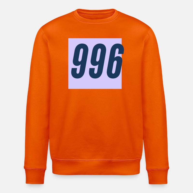 996 Arbeitskultur - Stanley/Stella Unisex Bio-Sweatshirt ROLLER - Tieforange