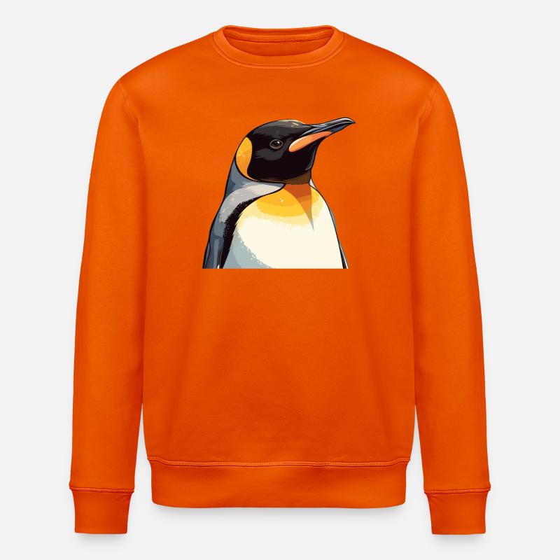 Pinguine Pinguin - Stanley/Stella Unisex Bio-Sweatshirt ROLLER - Tieforange