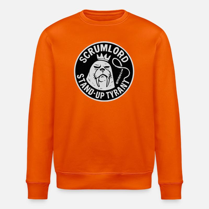 Scrum Lord StandUp Tyrant - Stanley/Stella Unisex Bio-Sweatshirt ROLLER - Tieforange