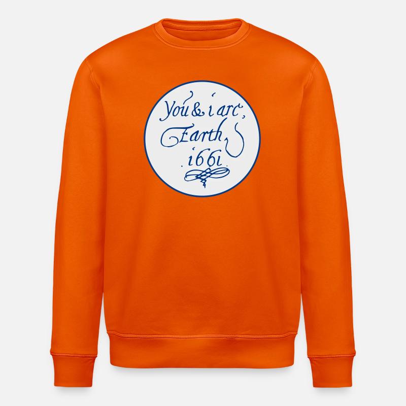 Du und ich sind Erde 1661 - Stanley/Stella Unisex Bio-Sweatshirt ROLLER - Tieforange