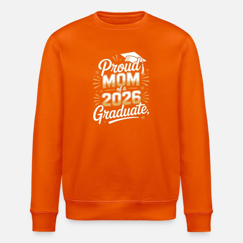 Fière maman d’un diplômé de 2026 - Sweat bio ROLLER Stanley/Stella Unisexe - orange profond