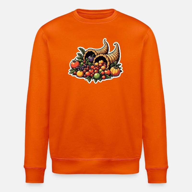 Herbsternte Füllhorn - Stanley/Stella Unisex Bio-Sweatshirt ROLLER - Tieforange