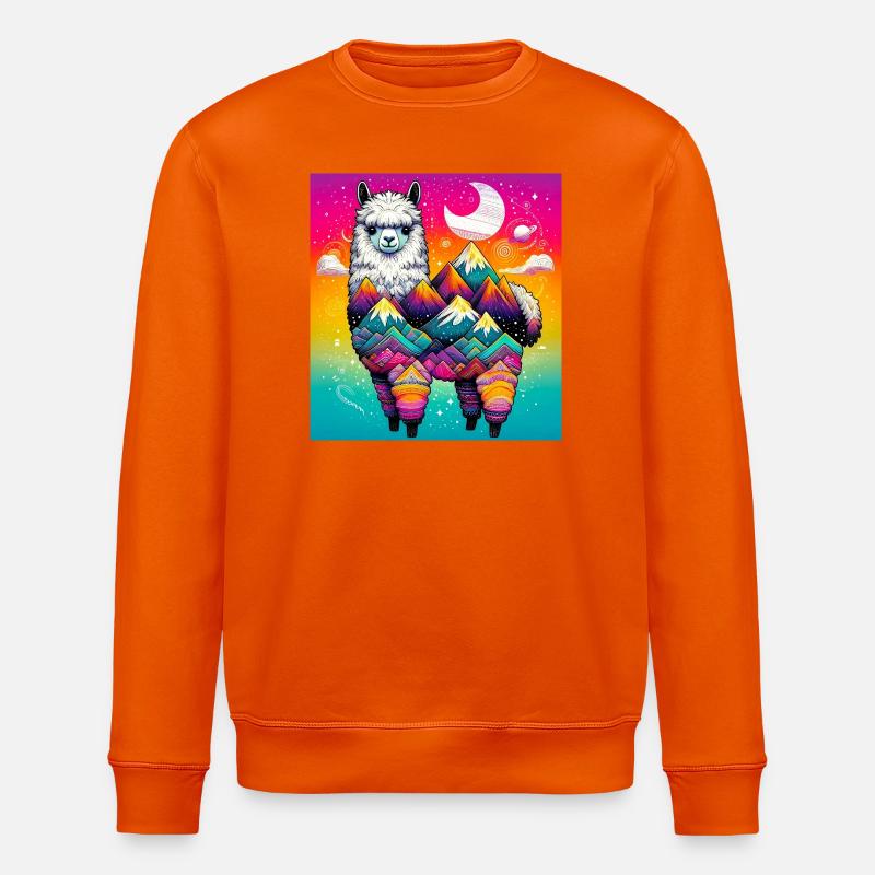 Alpaka - Stanley/Stella Unisex Bio-Sweatshirt ROLLER - Tieforange