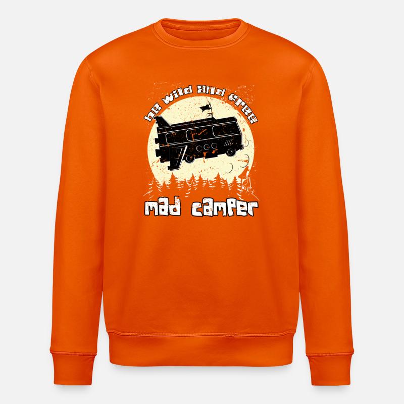 Camping - Stanley/Stella Unisex Bio-Sweatshirt ROLLER - Tieforange