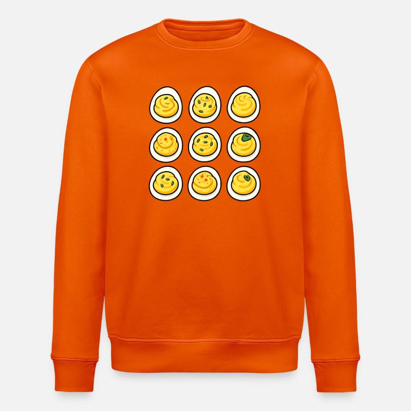 Russische Eier - Stanley/Stella Unisex Bio-Sweatshirt ROLLER - Tieforange